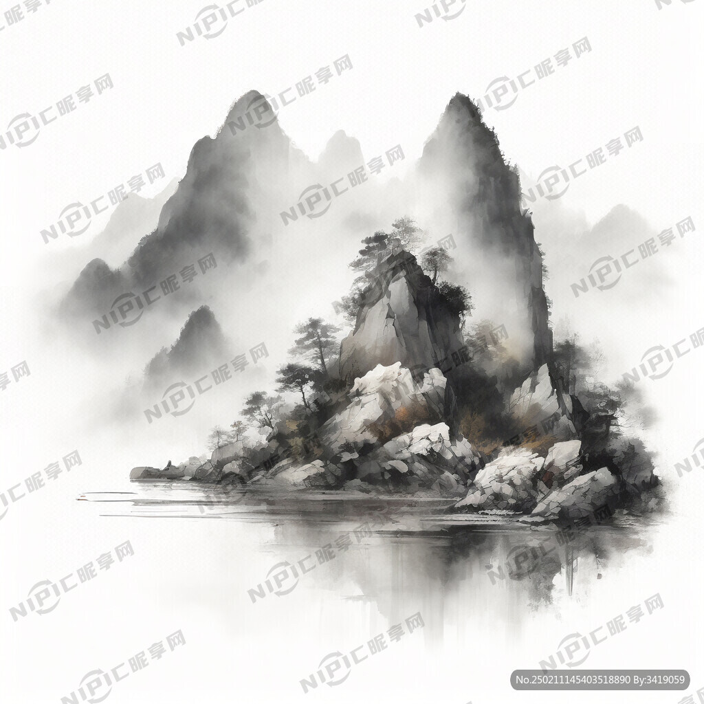 麦饭石山 流水