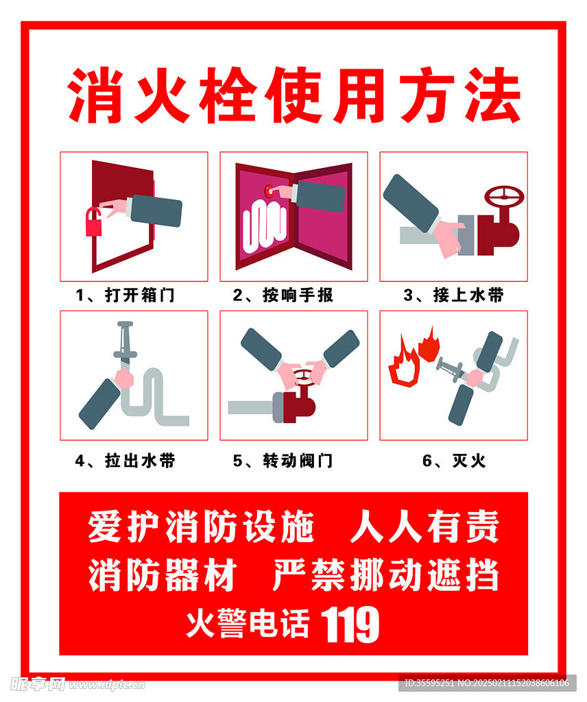 消火栓使用方法