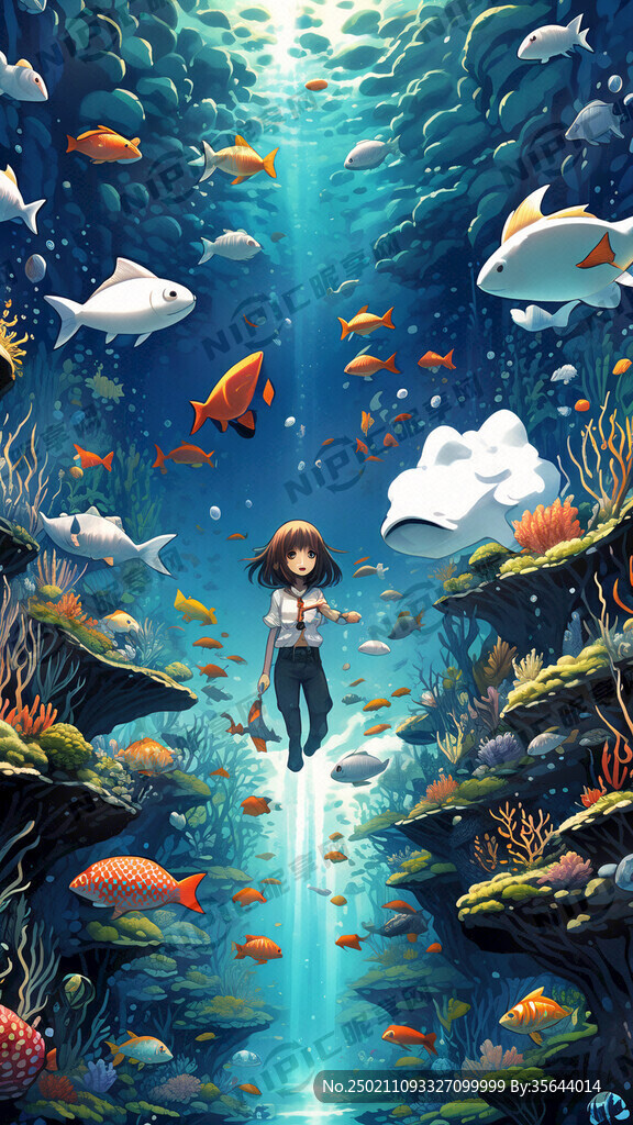 海底世界    漫画