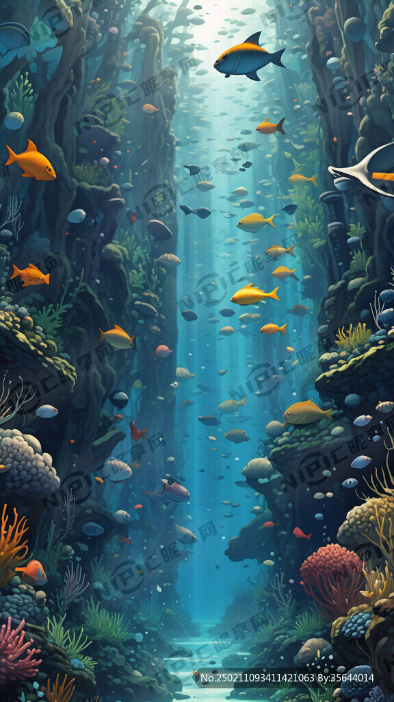 海底世界    漫画