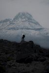 雪山灯光