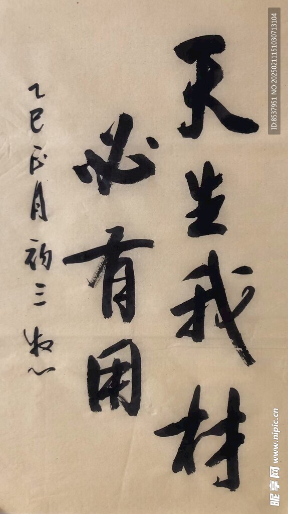 天生我材必有用