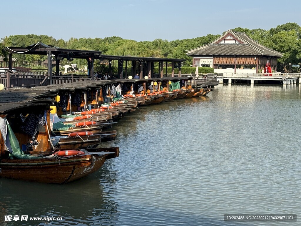 沙家浜老街古镇江南水乡