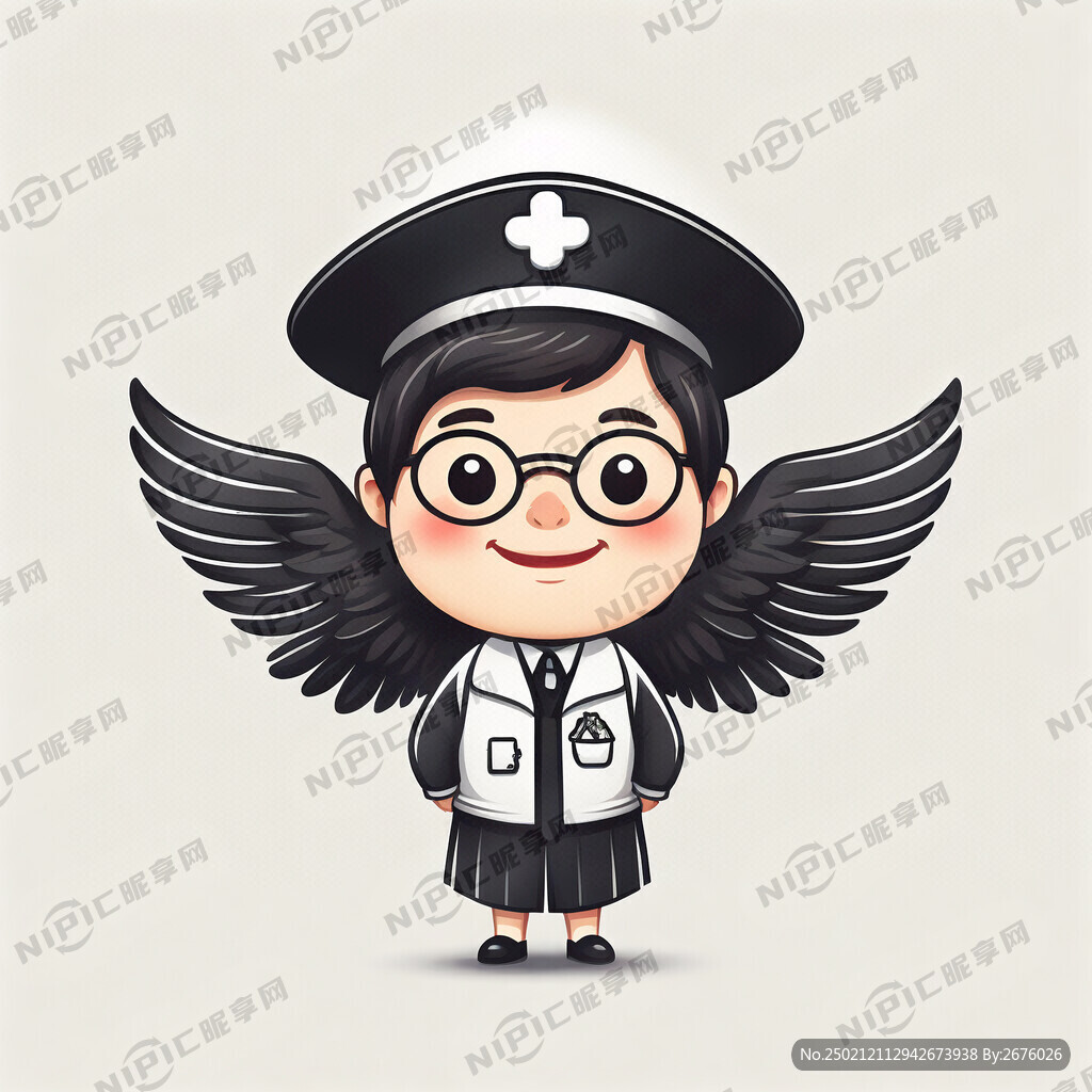 幼儿园园标 艾贝忧 博士 天使