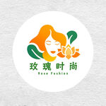 女性时尚logo图案