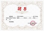 聘书背景素材