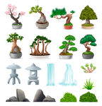 卡通绿植盆栽青苔景观