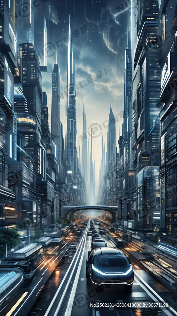 橙色 科技背景 几何形状