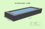 蓄水池 水槽   立方体 长方