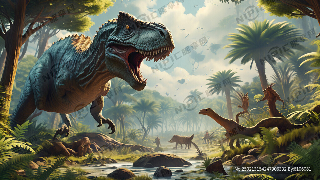 恐龙生活场景