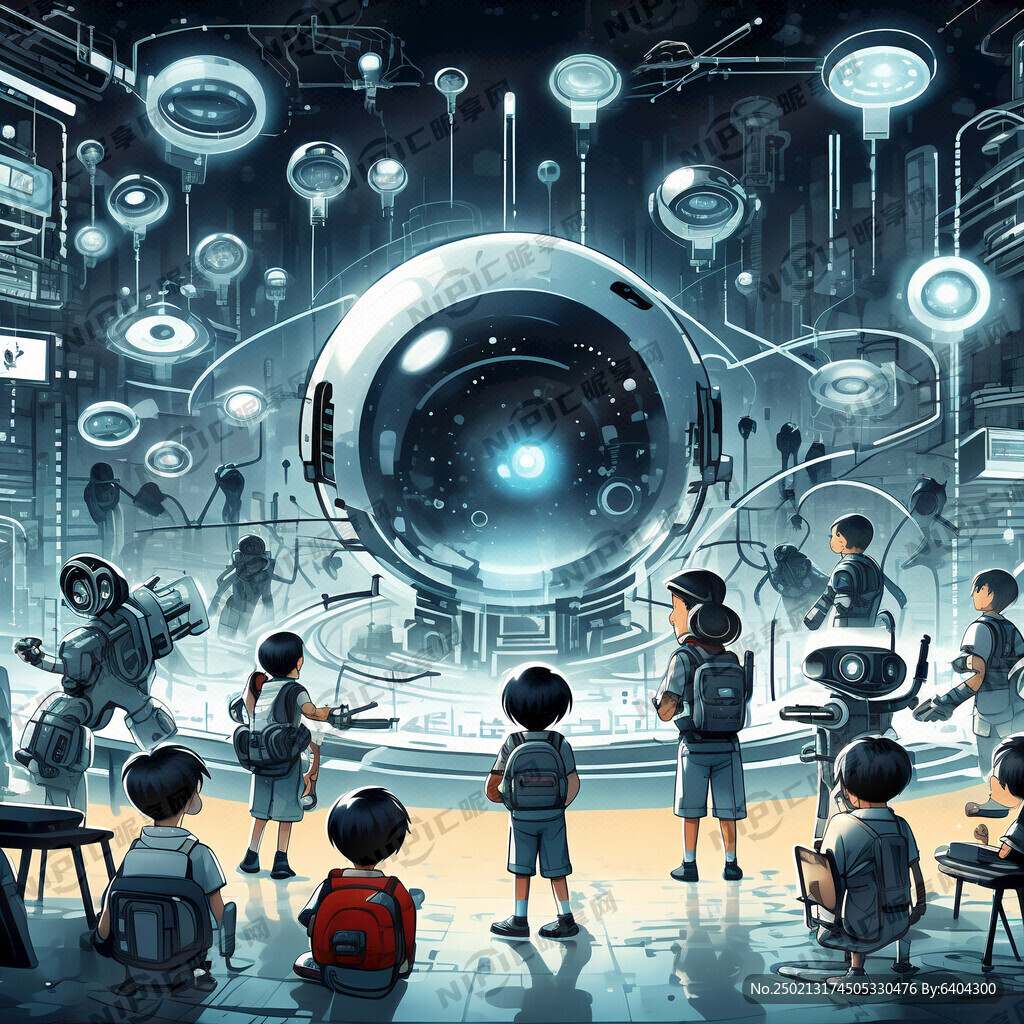生成适合小学生看的未来科技风格
