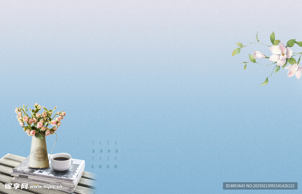 插花活动背景