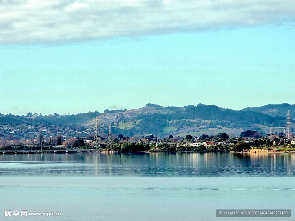 奥克兰海边小镇风景