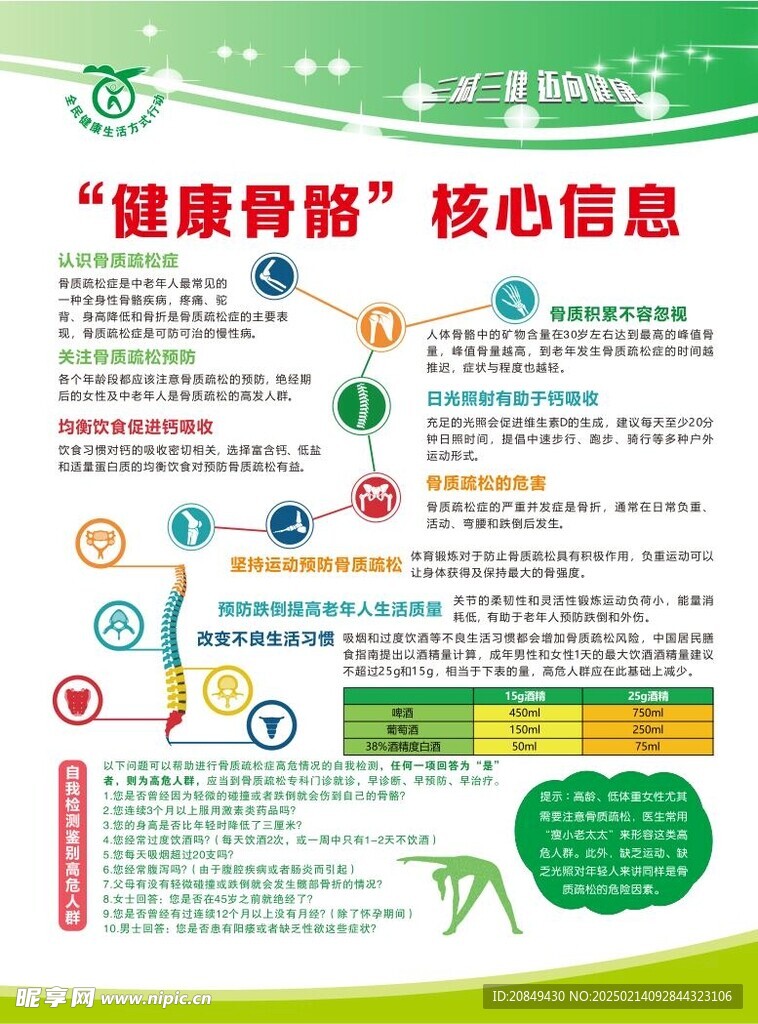 三减三健  迈向健康