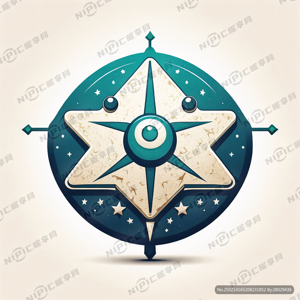 星字做成台球标志
