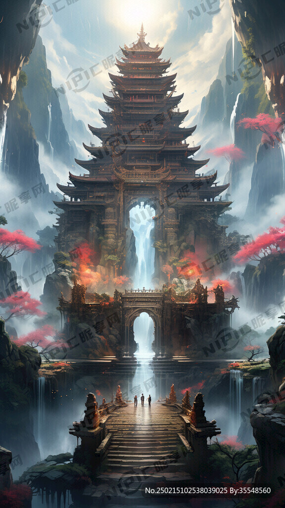 天宫仙境 堂口山水 高清