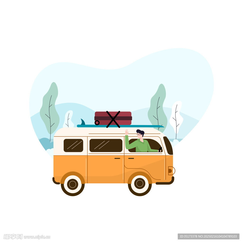 旅游插画