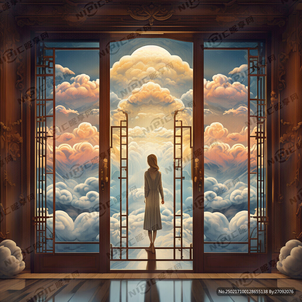 设计一款 以云澜为图形主体的 