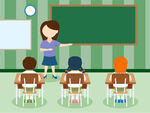卡通学生