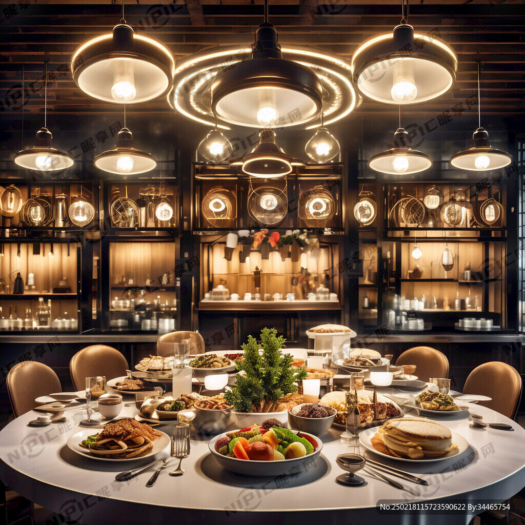 餐饮灯箱 内有包厢