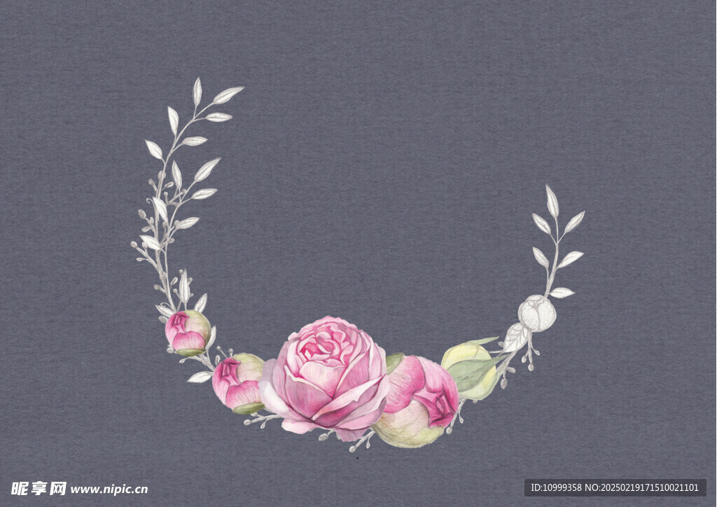 手绘花朵