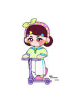 设计师形象设计滑滑板元素