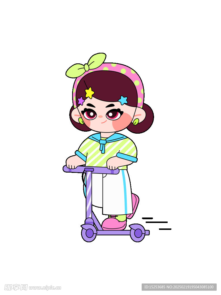设计师形象设计滑滑板元素