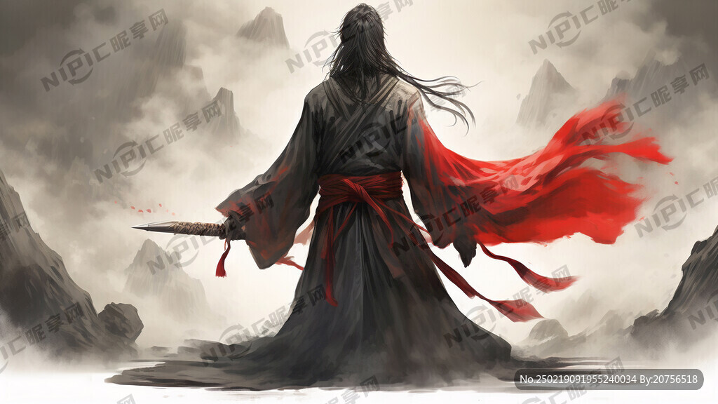侠客类型 魔术师背影海报