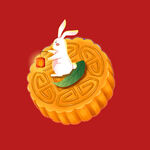 中秋月兔月饼