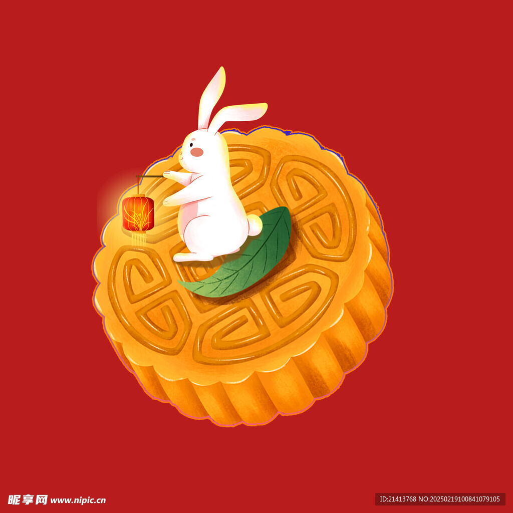 中秋月兔月饼