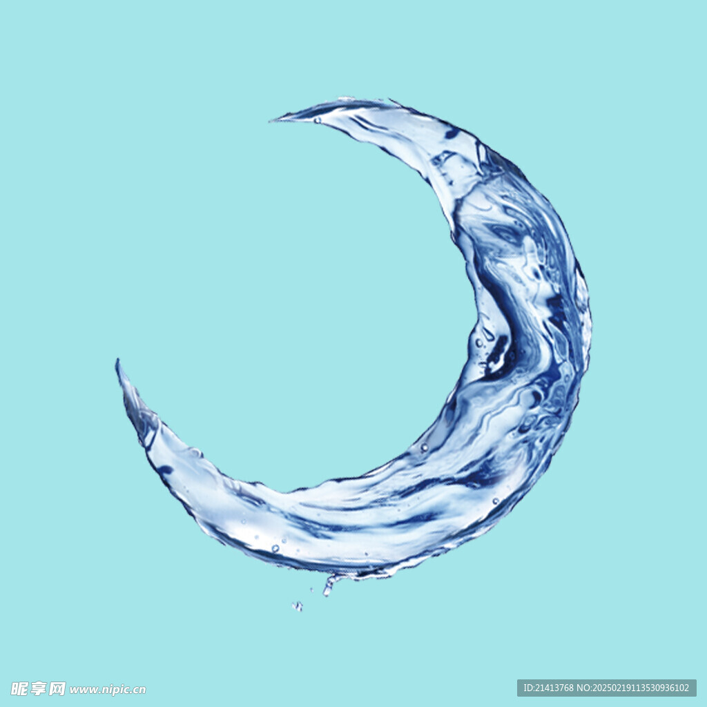水纹月亮 