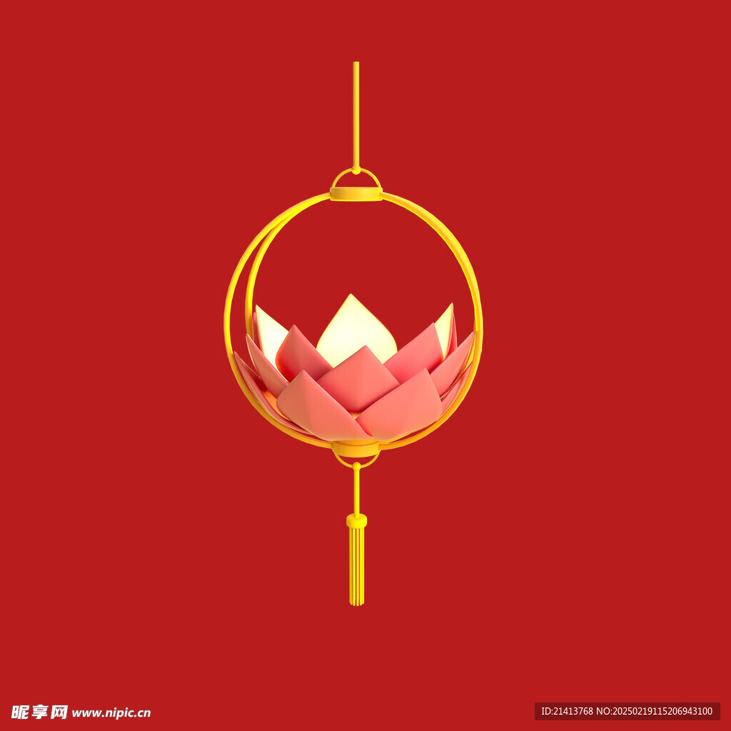 手绘花灯灯笼 