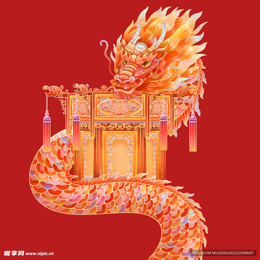 手绘花灯灯笼