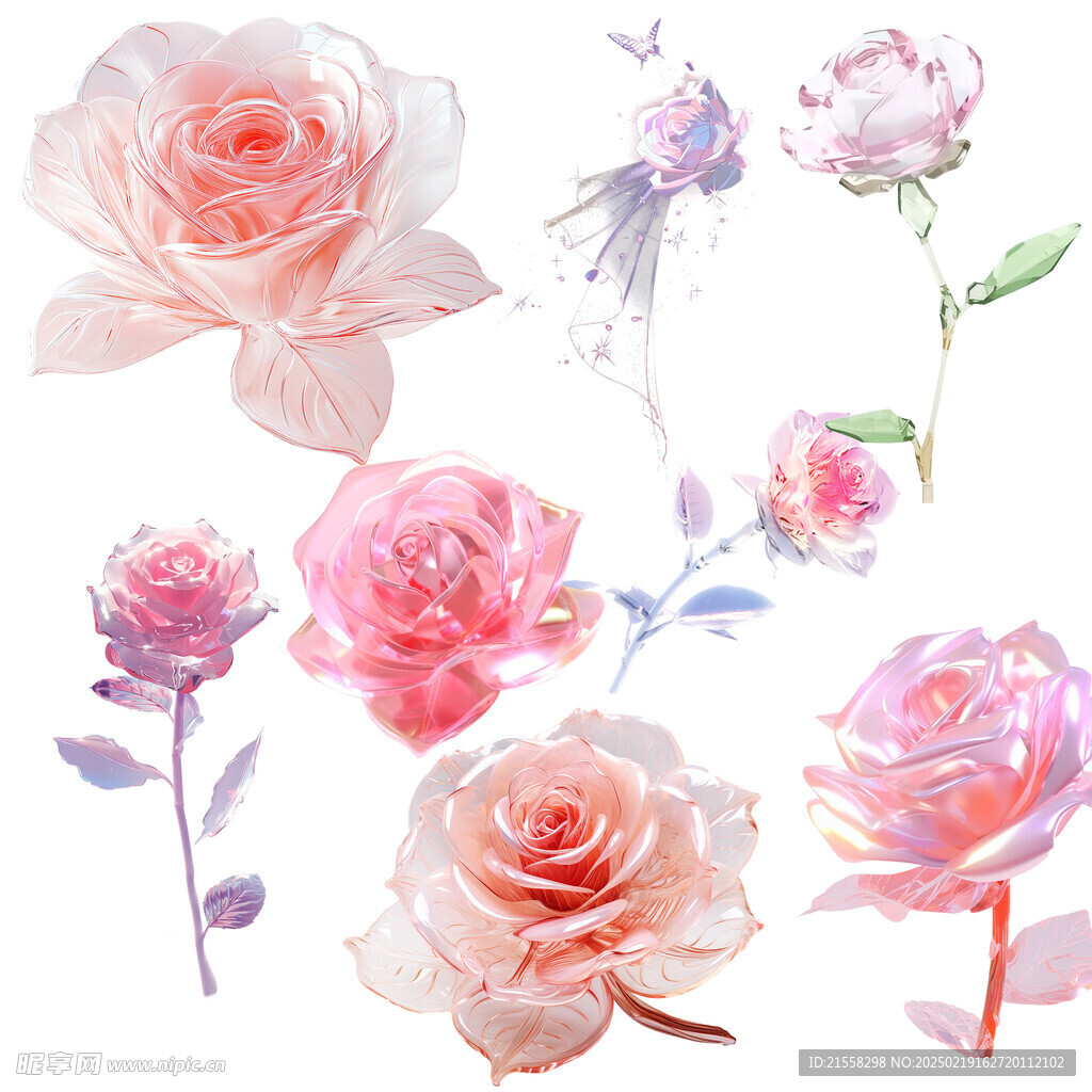 琉璃玫瑰花合集