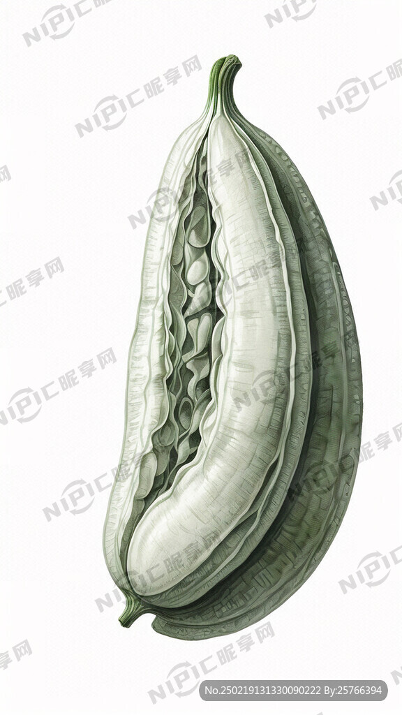 白芸豆插画
