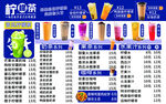 奶茶菜单