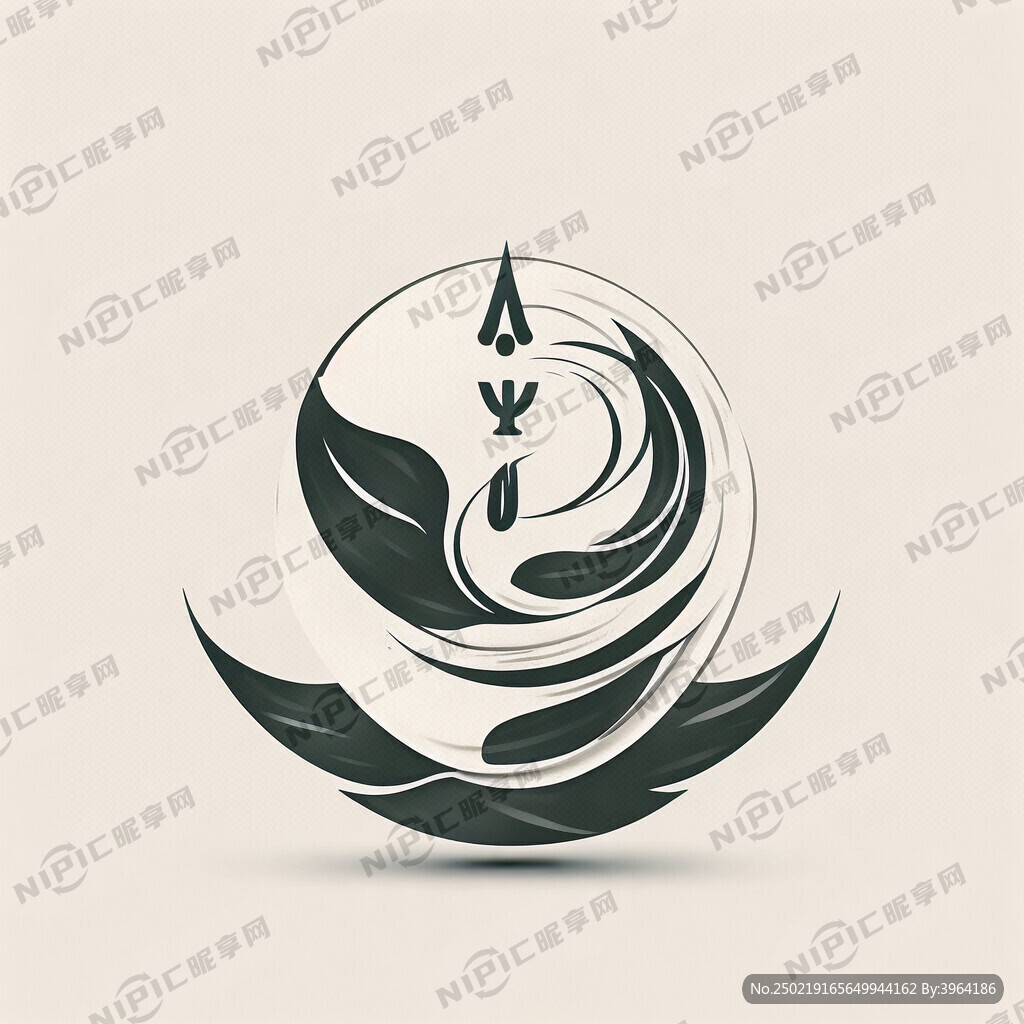 茶叶商标简洁符合现代风格图案