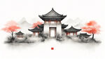 中国风古典房屋