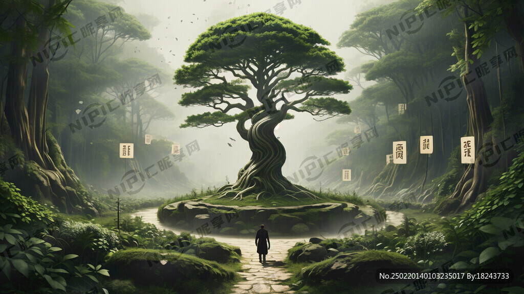 汉字探秘林  森林  树造型