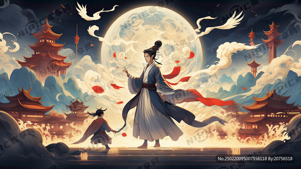 魔术人物海报 幻影江湖