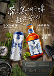 黑狮白啤酒海报