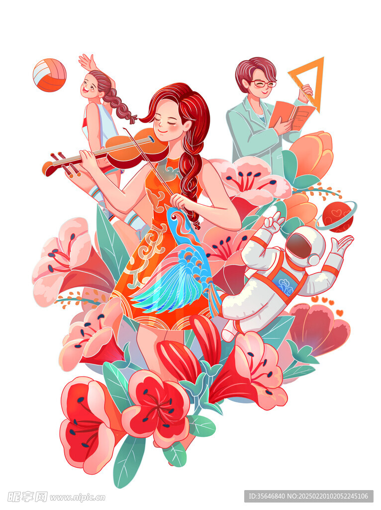 38妇女节展板