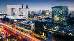 科技感城市建筑夜景