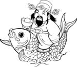 财神爷和锦鲤