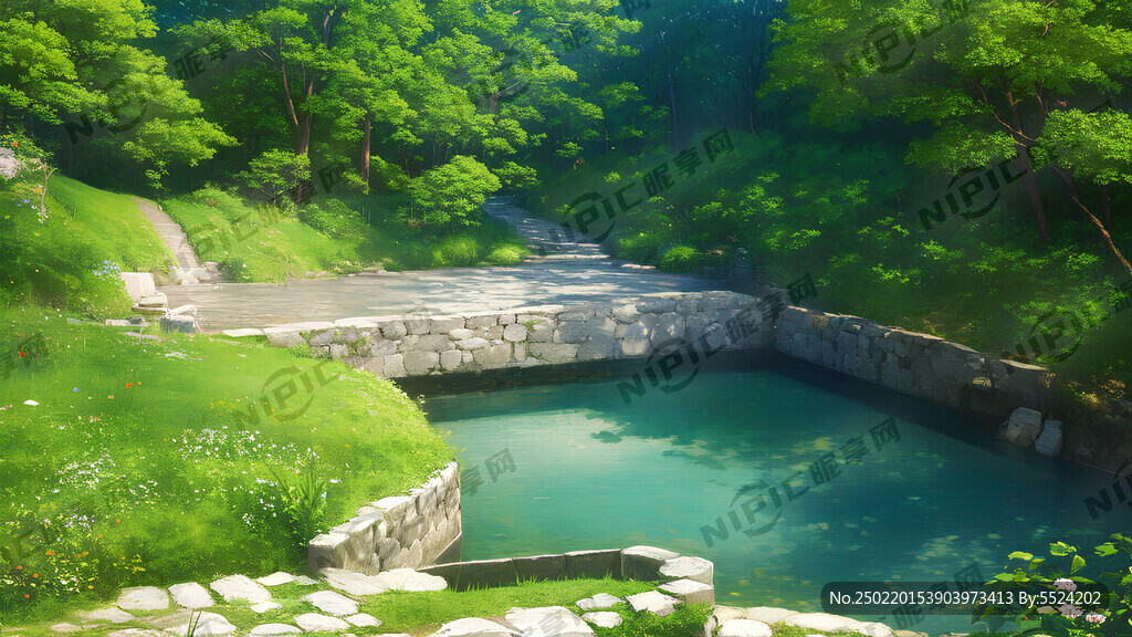 日系唯美田园