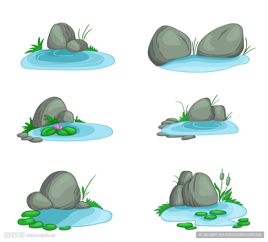 石头插画