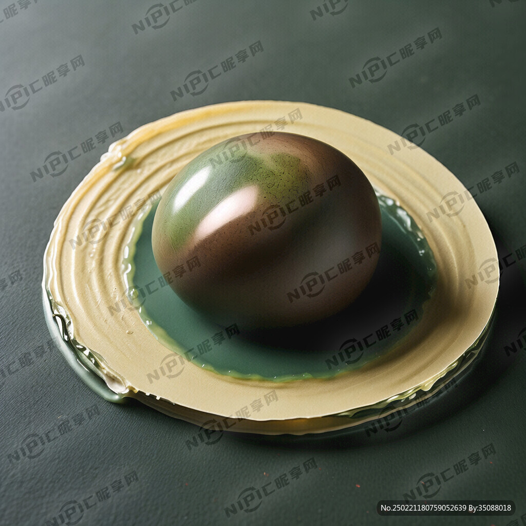 乌鸡蛋不干胶 以绿色为主