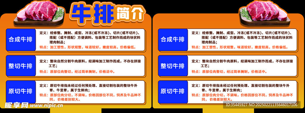 牛排异形摆台