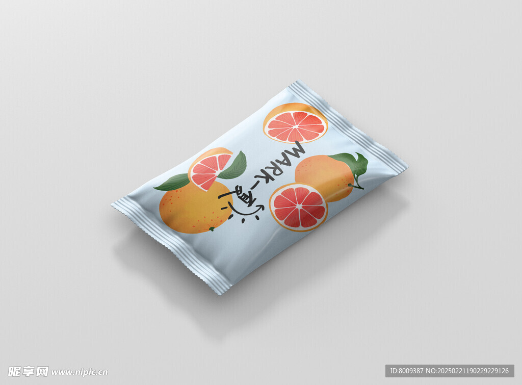 小包湿巾图案样机