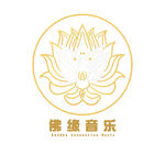 荷花图案logo